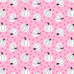 Pumpkin Dots in Candy Pink