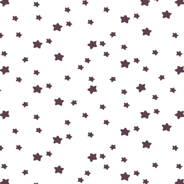 Star Light in Raisin on White