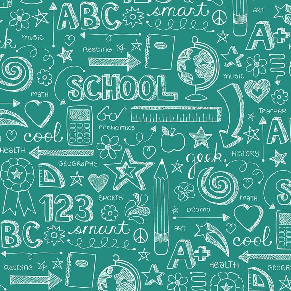 Doodles in Chalkboard