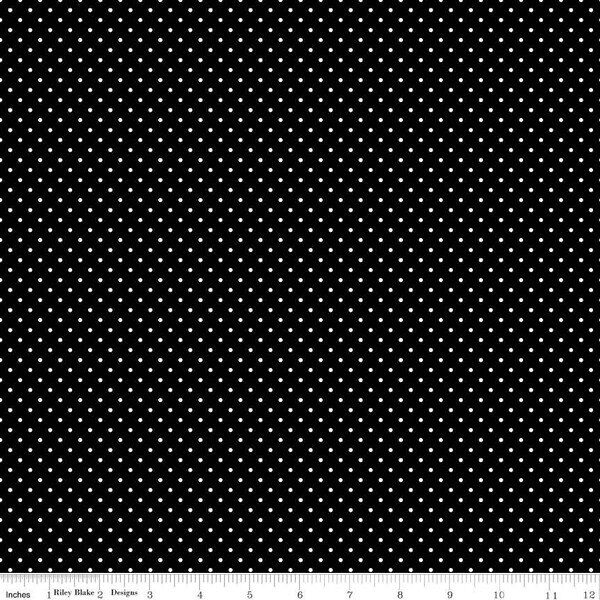 Swiss Dot in Black