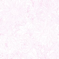 Paperie in Azalea on White