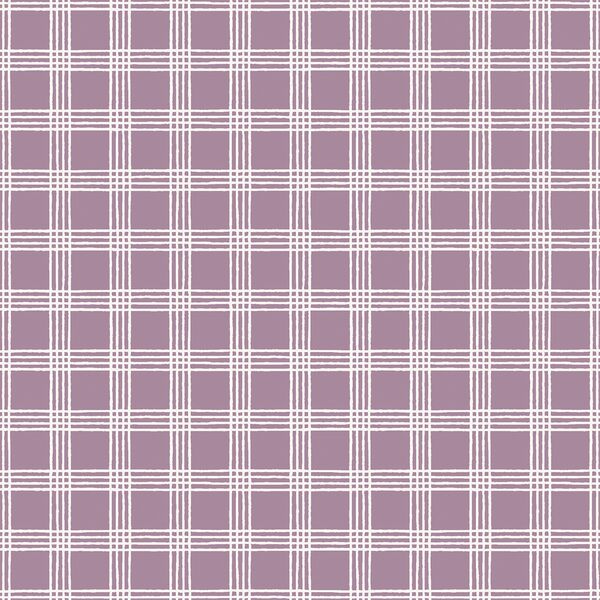 Plaid in Muted Lilac