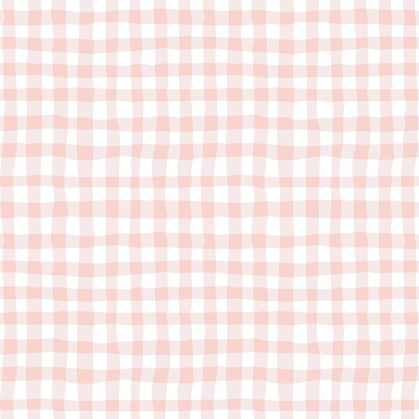 Little Organic Gingham in Sweetheart