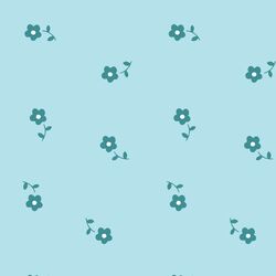 Posy in Aqua Blue