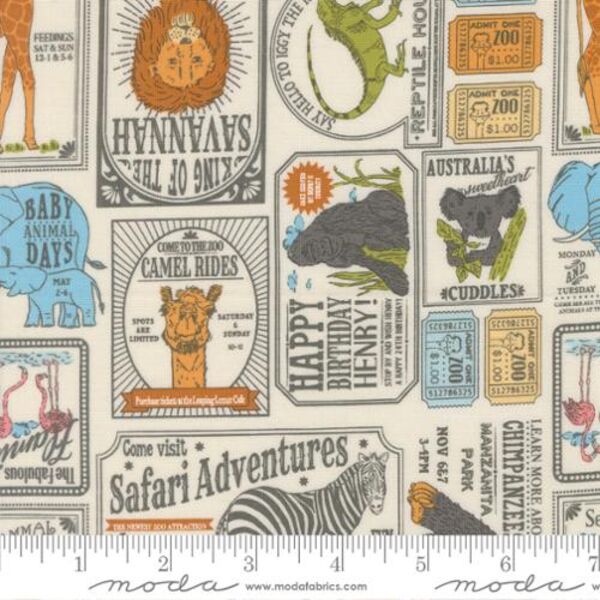 Vintage Zoo in Multi