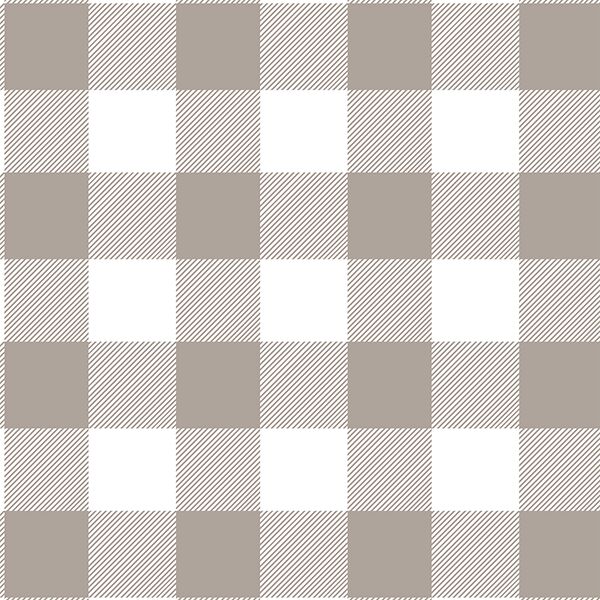 Buffalo Plaid in Taupe