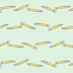 Pencils in Mint Green