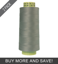 Silver Grey (9160-1340) - Silk Finish Cotton 60wt - 3000 Yards (2 Pack)