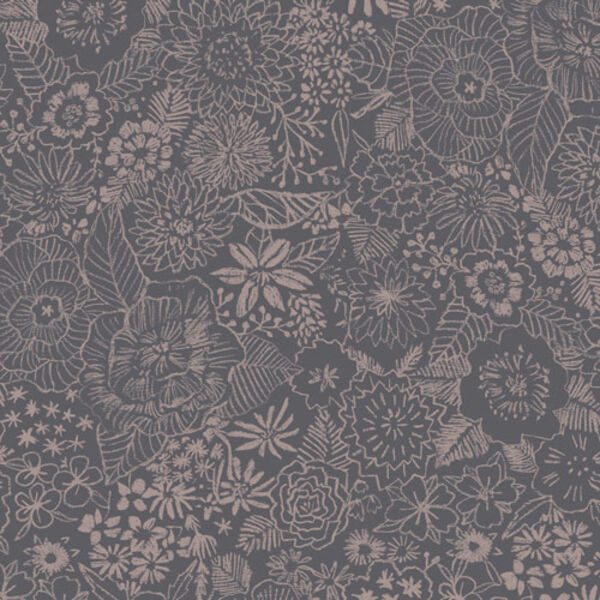 Floral Imprint in Carbon