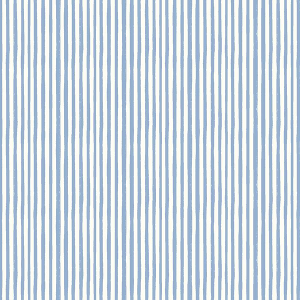 Rough Stripe in Chicory Blue