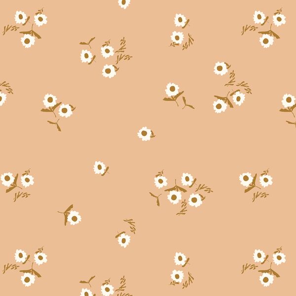 Floret Patch in Dusty Peach