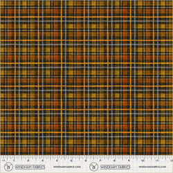 Halloween Plaid in Night