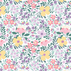 Floral Springtime in Garden