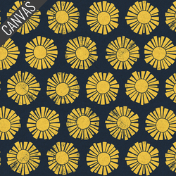 Sunshine Canvas in Navy Unbleached