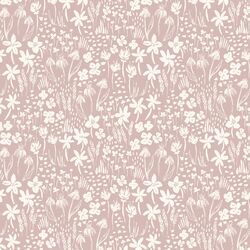 Floating Meadow in Dusty Rose Pink