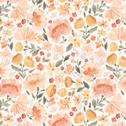 Painted Peonies in Sunset