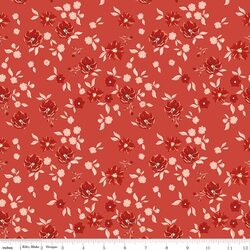 Floral in Coral