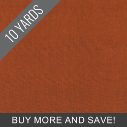 Artisan Cotton Yarn-Dye in Pumpkin Umber - 10 Yard Bolt