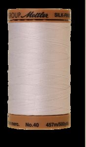 White (9135-2000) - Silk Finish Cotton 40wt - 500 Yards