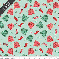 Christmas Pajamas Flannel in Songbird