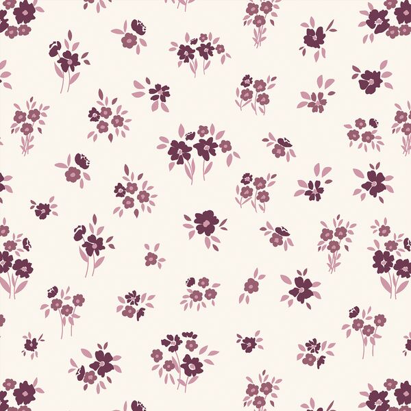 Frosty Flora in Cream