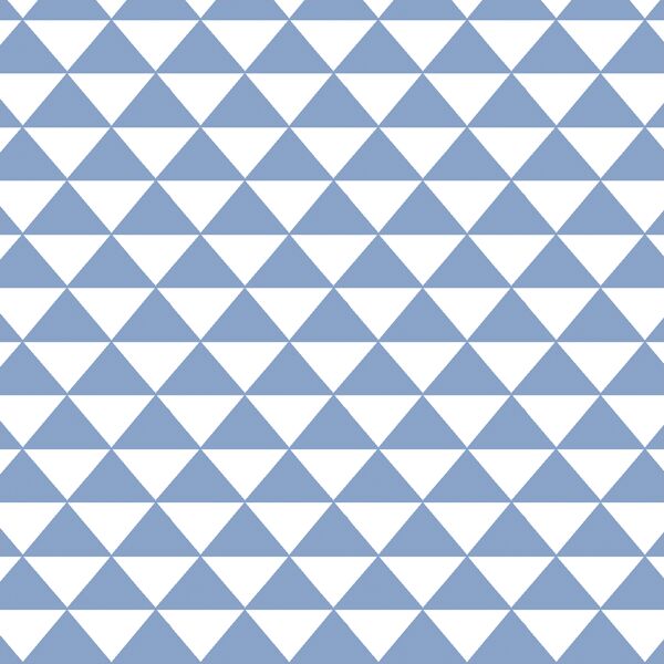 Triangle Mosaic in Cornflower