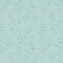Bunny Sketches in Dew