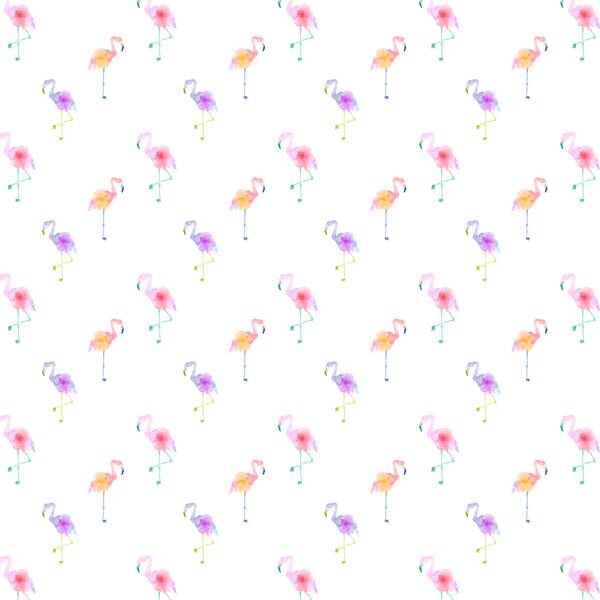 Little Flamingos in Neon