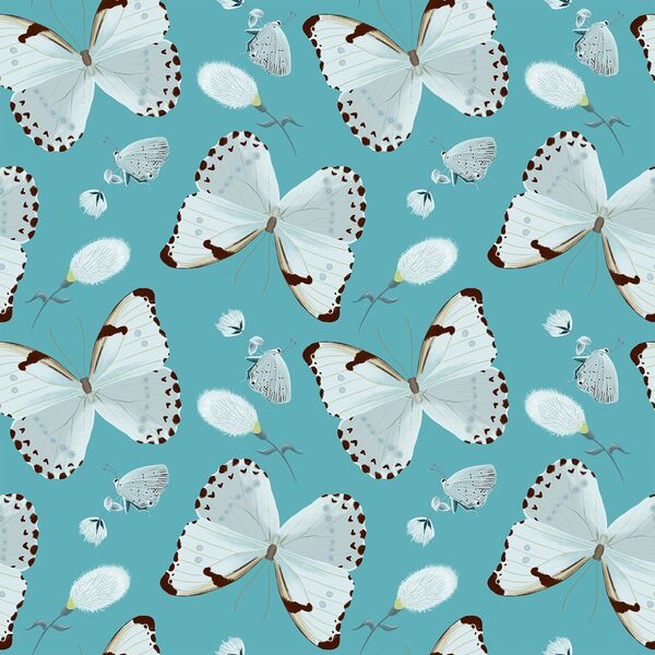 Forest Butterflies in Stream
