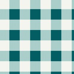 Winter Buffalo Plaid in Teal
