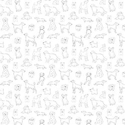 Little Dog Sketches in Notebook