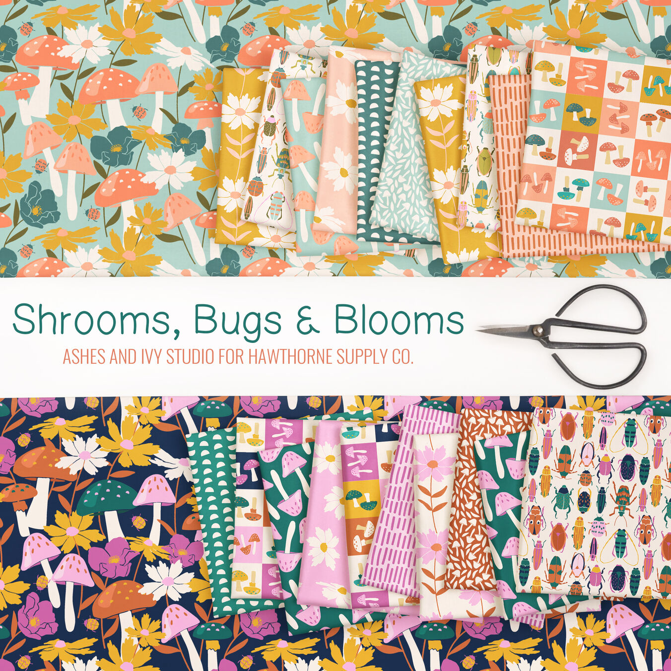 Shrooms, Bugs and Blooms Poster Image