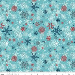 Snowflakes in Blue