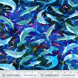 Stealthy Sharks in Midnight Blue