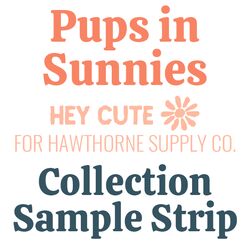 Pups in Sunnies Sample Strip