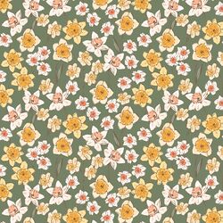Little Daffodil Fields in Sage