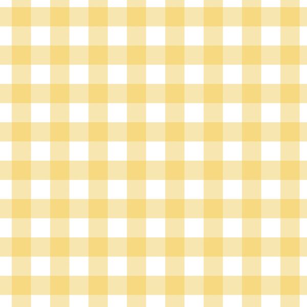 Gingham in Light Sunflower