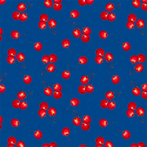 Cherries in Navy