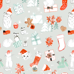 Cats and Presents in Mist
