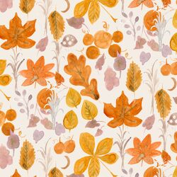 Large Fall Leaves in Autumn
