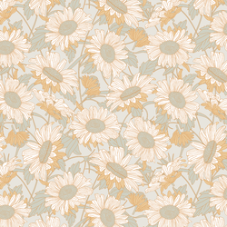 Daisies in French Gray
