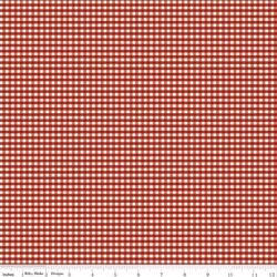 1/8" Gingham in Barn Red