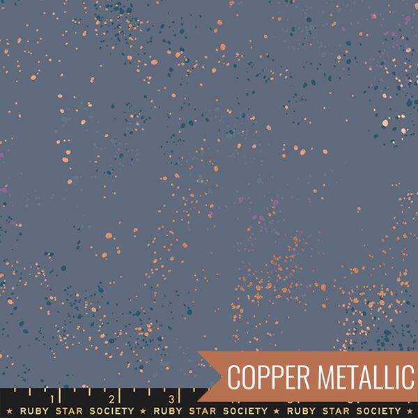 Speckled in Metallic Blue Slate