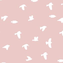 Flock Silhouette in Blush