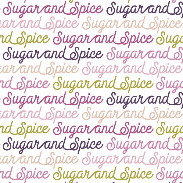 Text in Sugar and Spice