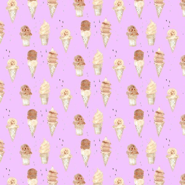 Ice Cream in Bright Violet