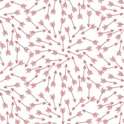 Arrows in Berry on White