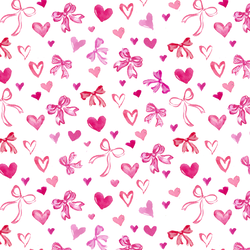 Bows and Hearts in Valentine