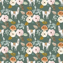Garden Llama in Cactus Green