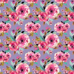 Little Roselynn Floral in Magenta on Iris